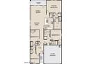 Detailed floor plan showcasing the layout of this home including the kitchen, bedrooms, and living areas at 15503 W Deanne Dr, Waddell, AZ 85355