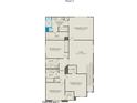Second floor layout including bedrooms, bathrooms, a laundry room and a loft at 17601 W Luke Ave, Litchfield Park, AZ 85340