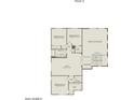 Floor plan showing layout of second floor including loft and bedrooms at 17644 W Palo Verde Dr, Litchfield Park, AZ 85340