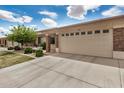 Inviting single-story home with a two-car garage, stone detailing, and desert landscaping for easy maintenance at 2662 S Springwood Blvd # 462, Mesa, AZ 85209