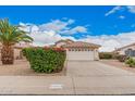 Inviting home with well-maintained landscaping and a spacious driveway leading to a two-car garage at 1019 N Monterey St, Gilbert, AZ 85233
