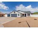 Charming single-story home with a two-car garage, gravel landscaping, and a well-maintained front yard at 10358 N 78Th Ave, Peoria, AZ 85345