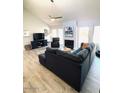 This living room has hardwood floors and vaulted ceilings at 7409 N Via Camello Del Norte -- # 138, Scottsdale, AZ 85258
