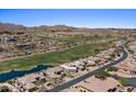 Beautiful aerial showcasing homes adjacent to the golf course and desert landscape at 9432 N Longfeather --, Fountain Hills, AZ 85268
