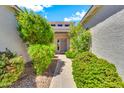 Landscaped walkway leading to the welcoming front door of the residence at 4396 E Austin Ln, San Tan Valley, AZ 85140