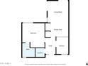 Detailed floor plan layout showing the bedroom, bath, living room, and kitchen areas at 27250 N 64Th St # 16, Scottsdale, AZ 85266