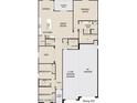 Spacious floor plan boasting a den, bedrooms, open kitchen, great room, and multiple car garage at 32071 N Lone Rancher Way, San Tan Valley, AZ 85140
