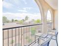 Balcony with seating offers views of the surrounding neighborhood at 155 N Lakeview Blvd # 268, Chandler, AZ 85225