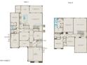 Detailed floor plan showcasing the layout of both levels of the house at 16711 W Questa Dr, Surprise, AZ 85387