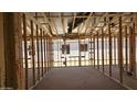 Spacious interior framing shows the meticulous construction of the new home at 32101 N Lone Rancher Way, San Tan Valley, AZ 85140