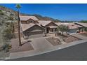 Charming single-Gathering home featuring desert landscaping, tile roof, and mountain views at 4016 E Western Star Blvd, Phoenix, AZ 85044
