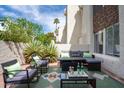 Relaxing outdoor patio with comfortable seating, perfect for entertaining or enjoying quiet moments at 7350 N Via Paseo Del Sur -- # P105, Scottsdale, AZ 85258