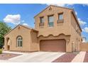 Charming two-story home with a two-car garage and arched front entry at 1876 E Azalea Ct, Gilbert, AZ 85298