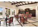 Entertain in the spacious clubhouse featuring a bar and seating with access to an outdoor patio at 1367 S Country Club Dr # 1127, Mesa, AZ 85210