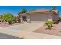 Charming single-story home with a well-manicured lawn and a two-car garage at 16536 W Rock Springs Ln, Surprise, AZ 85374
