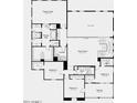 Detailed floor plan showcasing the layout of the second floor at 22553 S 204Th Ct, Queen Creek, AZ 85142