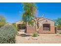 Charming single-story home with desert landscaping and neutral-toned stucco exterior at 18322 W Sweet Acacia Dr, Goodyear, AZ 85338