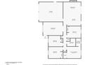 Detailed floorplan illustrating the layout and dimensions of the home's rooms at 3337 W Yucca St, Phoenix, AZ 85029