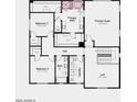 Upstairs floor plan featuring a Primary Suite, 2 bedrooms and a full bathroom at 16810 W Yucatan Dr, Surprise, AZ 85388