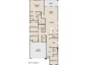 Spacious single-story floor plan featuring 4 bedrooms, 3 bathrooms, 2-car garage, large great room, and covered patio at 47719 W Kenner Dr, Maricopa, AZ 85139