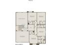 Second floor plan featuring a game room, and four bedrooms with walk-in closets at 6988 W Hedge Hog Pl, Peoria, AZ 85383