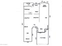 Detailed floor plan showcasing the layout of the home, including bedrooms, living areas, and garage at 7413 E Russet Sky Dr, Scottsdale, AZ 85266