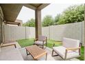 Private patio with comfortable seating, perfect for outdoor relaxation and entertainment at 2402 E 5Th St # 1498, Tempe, AZ 85288