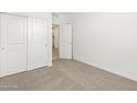 Bedroom with closet and new carpet at 335 S San Gregorio Ln, Casa Grande, AZ 85194