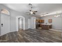 Open-concept living area seamlessly connects to the kitchen, perfect for entertaining at 6610 E University Dr # 165, Mesa, AZ 85205
