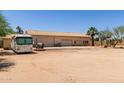 This home features a large garage with two bays and a convenient side entry door at 2131 E Rose Garden Ln, Phoenix, AZ 85024