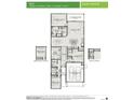 Detailed floorplan showcasing a 3-bedroom, 2-bath layout with a flex room and 2-car garage at 5019 W Walatowa St, Laveen, AZ 85339