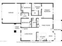 The floor plan illustrates a functional layout with a Gathering room, bedrooms, and kitchen spaces at 13857 W Windsor Ave, Goodyear, AZ 85395