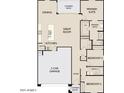 Open-concept floor plan featuring a spacious great room, kitchen, and primary suite at 15785 W Beryl Ave, Waddell, AZ 85355