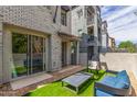 Cozy outdoor patio with stylish furniture, ideal for enjoying warm evenings at 300 N Gila Springs Blvd # 181, Chandler, AZ 85226