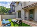 Inviting outdoor patio with comfortable seating, perfect for relaxing or entertaining guests at 300 N Gila Springs Blvd # 181, Chandler, AZ 85226