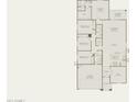 Detailed floor plan showcases the layout of this modern home, highlighting the four bedrooms at 42930 W Palo Amarillo Rd, Maricopa, AZ 85138