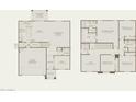 A detailed floor plan showing the layout of the house, including rooms and dimensions at 42955 W Palo Amarillo Rd, Maricopa, AZ 85138