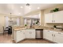 Kitchen with stainless steel appliances and an open view to dining area at 4516 W Fortune Dr, Phoenix, AZ 85086