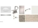 Stylish bathroom showcasing a white sink, shaker cabinets, and brushed nickel hardware and faucet selections at 15734 W Brown St, Waddell, AZ 85355