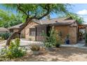 Stunning exterior featuring desert landscaping with cacti and various potted plants at 1720 W Elm St, Phoenix, AZ 85015