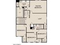 Upstairs floor plan reveals a Primary suite, three additional bedrooms, a loft, and convenient utility room at 32202 N Knauss Ln, San Tan Valley, AZ 85143