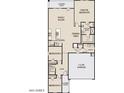 Detailed floor plan showcasing the layout of this home, including 3 bedrooms and a 2-car garage at 9839 W Agora Ln, Tolleson, AZ 85353