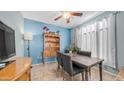 Inviting dining area with modern table, stylish chairs, and cozy decor elements at 2150 W Alameda Rd # 1424, Phoenix, AZ 85085