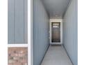 Close-up of the home's entryway featuring a stylish front door with a welcome sign at 4732 S 38Th Gln, Phoenix, AZ 85041
