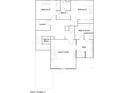 Upstairs floor plan featuring owner's suite, two bedrooms, two baths, walk-in closet, and laundry room at 11940 W Calle De Pompas --, Peoria, AZ 85383