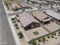 This aerial view highlights the property's lot size, private backyard, and proximity to neighborhood amenities at 3847 S 63Rd Dr, Phoenix, AZ 85043
