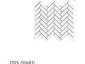 Elegant white herringbone tile, ideal for bathroom or kitchen backsplash at 22937 E Twin Acres Dr, Queen Creek, AZ 85142