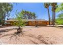 Expansive backyard featuring mature trees providing ample shade and privacy for outdoor enjoyment at 1417 W Rose Ln, Phoenix, AZ 85013