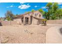 Desert landscaped backyard, perfect for low-maintenance living and outdoor enjoyment at 1254 W Browning Way, Chandler, AZ 85286