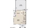Detailed first floor plan showcasing the layout, kitchen, dining, and garage areas at 26209 N 19Th Ln, Phoenix, AZ 85085